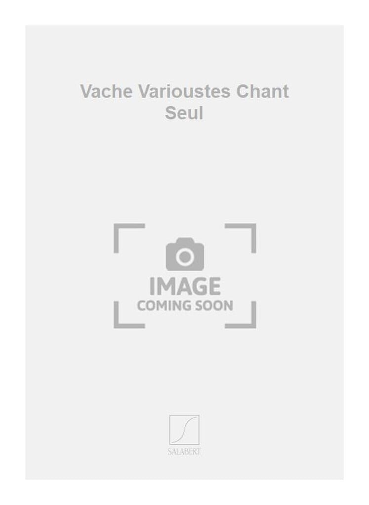 Vache Varioustes Chant Seul